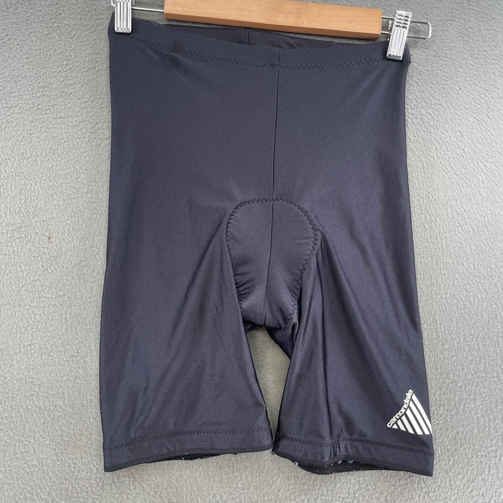 Cannondale Men VTG Cycling Shorts Nylon Spandex Medium Padded Athletic Black